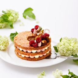 산딸기 밀푀유